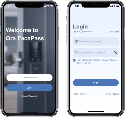 Ora FacePass mobile app